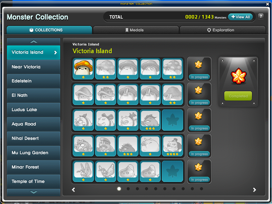 Monster Collection Reward